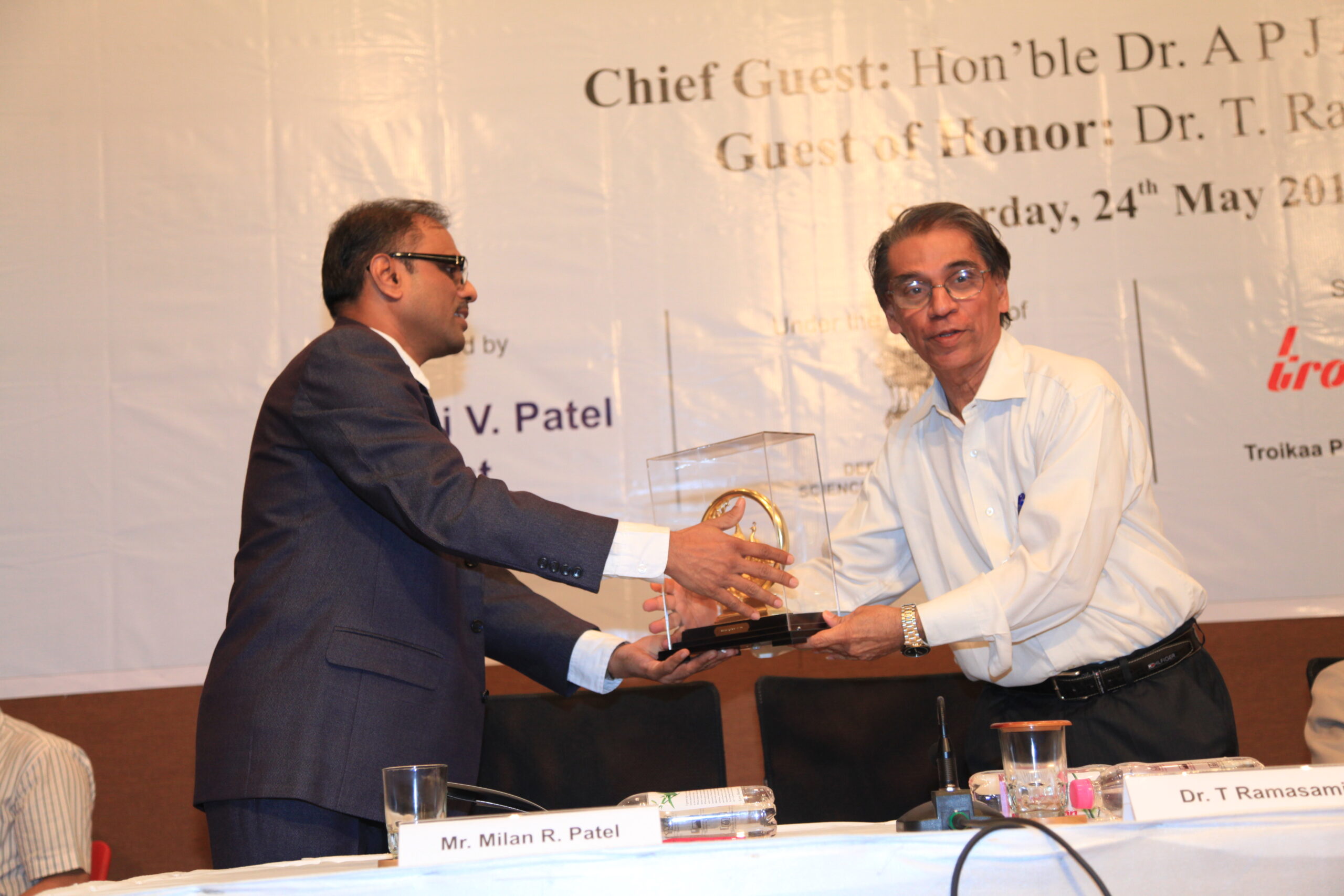Guest of Honor - Dr. T. Ramasami, Secretary to the Govt. of India, Department of Science and Technology